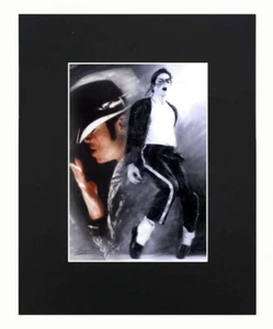 Póster fotográfico impresión arte retrato Michael Jackson decoración 11"x14" mate - Imagen 1 de 3