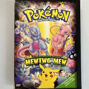 Pokemon the First Movie: Mewtwo Strikes Back (DVD, 2000)
