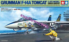 Kit de modélisation à l'échelle 1/48 Tamiya 61122 U.S Grumman F-14A Tomcat Carrier Set