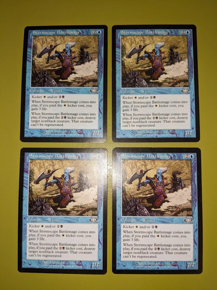 Stormscape Battlemage x4 Planeshift 4x Playset Magic the Gathering MTG - Image 1 of 1