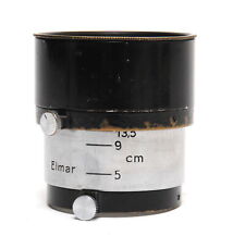 Vintage Leica Leitz FIKUS  lens hood variable for Elmar 5cm 9cm 13,5cm