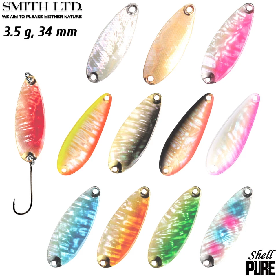 Smith Pure Shell II 3,5 g 34 mm verschiedene Farben Forellenlöffel - Bild 1 von 1