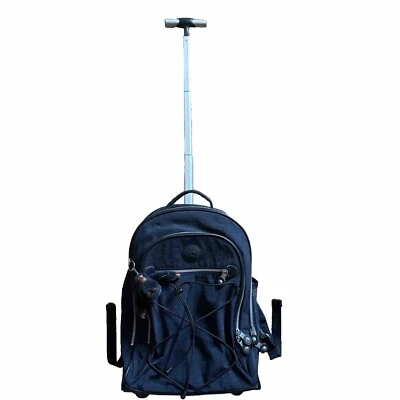Kipling Rolling Backpack - Navy Blue - Image 1 of 4