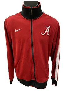 NIKE ALABAMA Men Adult Large Crimson Tide Zip Up Embroidered Logo Jacket Rare - Picture 1 of 10