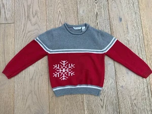 Holiday Snowflake Toddler Sweater Size 5T - Picture 1 of 5