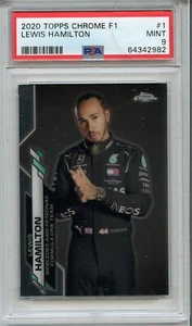 2020 Topps Chrome F1 #1 Lewis Hamilton PSA 9 Mint - Bild 1 von 2