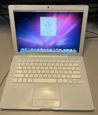 Apple Macbook 13" (4,1) 2008 2.40GHz GHZ Intel Core 2 Duo 3GB DDR2 160GB HDD Foto 1 de 4