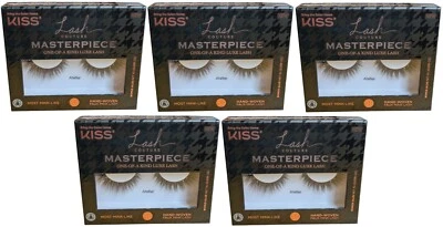 Juego de 5 juegos de pestañas postizas tejidas a mano Kiss Lash Couture Atelier Design Luxe Foto 1 de 4