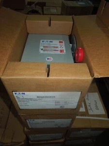 Eaton DH322NGK25 Heavy Duty Fusible Safety Switch 60A 4W 240V Type 1 Enclosure - Picture 1 of 5