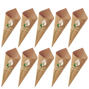 Scatola caramelle fai da te carta cibo matrimonio carta kraft - Foto 1 di 12