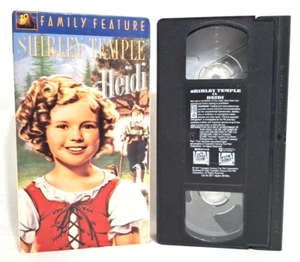 Vintage 2001 Original Shirley Temple Heidi VHS Musical Western Film 1937 Ära - Bild 1 von 9