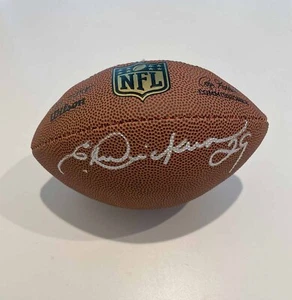 Mini fútbol americano certificado por Eric Dickerson de Los Ángeles Rams - Imagen 1 de 1