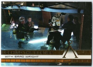 STARGATE SG-1 SEASON 6 2004 BEHIND THE SCENES WTH BRAD WRIGHT INSERT B7