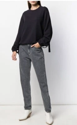 Suéter Helmut Lang Hebilla Puño Algodón Azul Marino Oscuro Grande Perfecto Estado R.$350 Foto 1 de 4