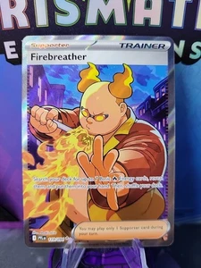 Juego de cartas coleccionables Pokémon Phantasmal Flames Firebreather 119/094 arte completo casi nuevo inglés - Imagen 1 de 6