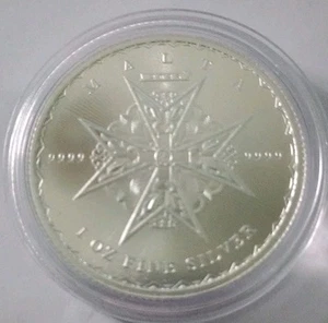 Malta 5 euro 2023 Cross silver Coin 1 Oz,in capsule - Picture 1 of 2