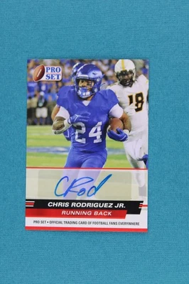 Chris Rodriguez Jr. | 2022 Pro Set Draft #PSA-CRJ Autographs Red Auto | NM+ - Image 1 of 2