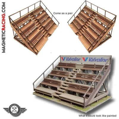 Soporte para espectador pequeño (par) 1:32, recto, de MagneticRacing - Imagen 1 de 4