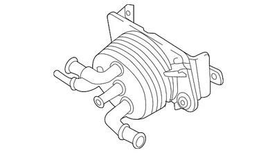 Refrigerador auxiliar original Nissan 21606-1LA1B Foto 1 de 2