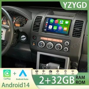 7" Car Radio Stereo For Nissan Pathfinder 2005-2010 Android 14 Carplay GPS WIFI - Picture 1 of 24