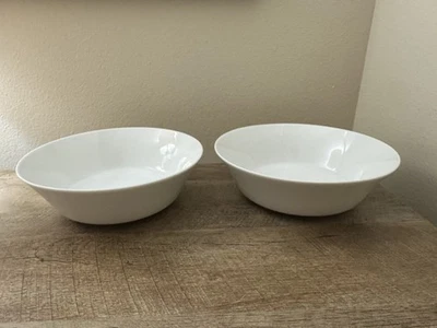 箱子和桶服务碗白色陶瓷 2 件套斯里兰卡 9 英寸 — 第 1/4 张图片