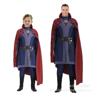 Kids Boys Dr.Strange Stephen Strange Cosplay Costume Outfit Sets Jumpsuit Cloak - Picture 1 of 23