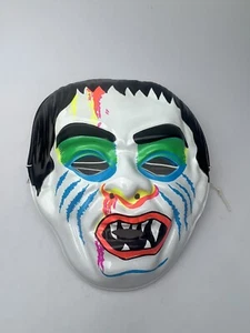 Vintage Halloween Mask Vampire Vacuform 70s 80s Deadstock RARE - Picture 1 of 3