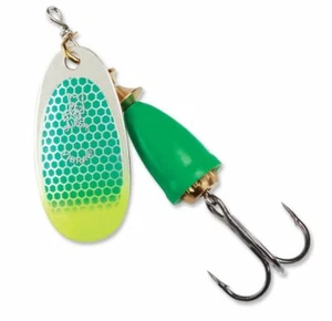 Blue Fox Classic Vibrax 0 - Escala Verde Punta Chartreuse UV Talla 0 Hoja 7/64 oz - Imagen 1 de 1