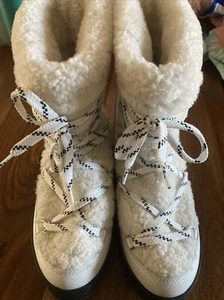 La CANADIENNE Eloise Shearling-lined Leather Boot Size EU 40 US 9.5 - Picture 1 of 6