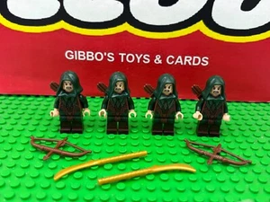 LEGO 4 x MIRKWOOD ELF ARCHER minifigures LOTR/HOBBIT set 79012 lor078 bundle - Picture 1 of 10