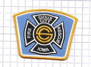 Parche Fire - Sioux City Iowa (fondo azul claro) - Imagen 1 de 1
