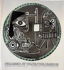 Póster de arte Jacqueline de colección raro 1972 de Pablo Picasso Pace/Colombus - Imagen 1 de 2