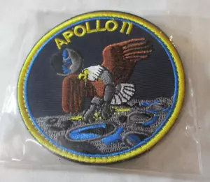 Patch autoattacco atterraggio lunare NASA Apollo 11 / astronauta - Foto 1 di 2