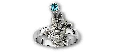 Chinchilla Jewelry Sterling Silver Handmade Chinchilla Ring  CL14-SR - Image 1 of 2