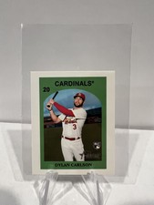 Dylan Carlson 2021 Heritage Mini 1972 Venezuela Stamp SP Rookie RC #20 Cardinals