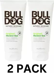 2 Pack Bull Dog Original Shower Gel Skincare for Men, 6.7 fl oz Ea - Picture 1 of 2