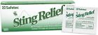 Safetec Sting Relief Wipes, 150 Count Box