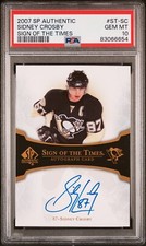 2007-08 SP Authentic Sidney Crosby Sign Of The Times SOTT Auto Gem Mint PSA 10