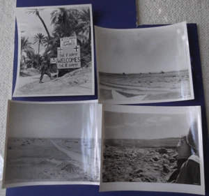 4 fotografías oficiales de combate 8x10 del ejército de Estados Unidos de la Segunda Guerra Mundial - Túnez, norte de África 1943 - Imagen 1 de 10