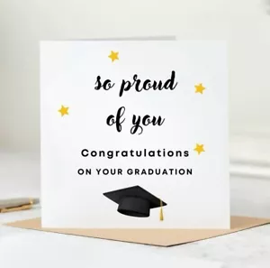 Personalised Graduation Card Congratulations On Your Graduation Card 6x6 - Picture 1 of 2