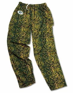 Green Bay Packers Men's Size M L or XL Post Pants C1 4189 Cover