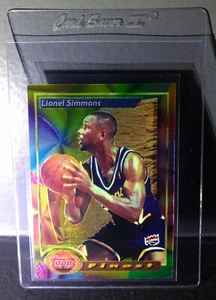 1993-94 Topps Finest Lionel Simmons #68 tarjeta de baloncesto - Imagen 1 de 2