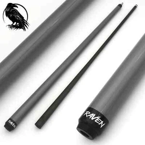 Carbon Fiber Pool Cue, RAVEN R3 Grey, 12.4mm, Pro-Taper, Radial, Soft Tip - Picture 1 of 10