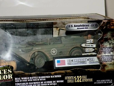 US JEEP AMPHIBIAN-GPA, NORMANDY 1944  82004 FORCES OF VALOR 1/32 - Image 1 of 3