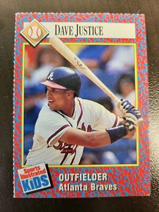 Sports Illustrated Si for Kids 1991 David Justice MLB #259 - Imagen 1 de 2