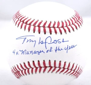 Tony La Russa Autographed Rawlings OML Baseball w/4x MOY - Beckett W Hologram - Picture 1 of 3