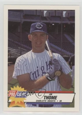 1993 Fleer ProCards AAA All-Star Game Jim Thome #AAA-38 HOF - Image 1 of 2