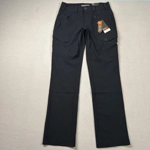 Pantalones tácticos 5.11 para mujer 6 Reg Shella cargo rendimiento corte bota elástico negro - Imagen 1 de 12
