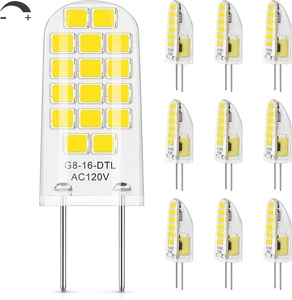 Dicuno G8 LED Bulb Dimmable, Equivalent to G8 Halogen Bulb 20W, Daylight White 5 - Picture 1 of 12