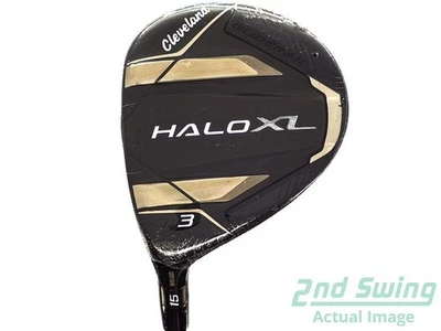 Mint Cleveland HALO XL Fairway Wood 3 Wood 3W 15° Graphite Stiff Left 44.0in - Image 1 of 4